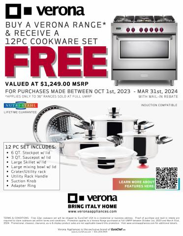 Verona Cookware Promo - October, 2023